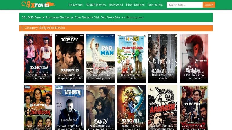 9xMovies 300mb movies download