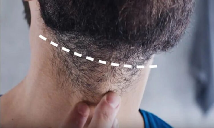 How to shape beard neckline