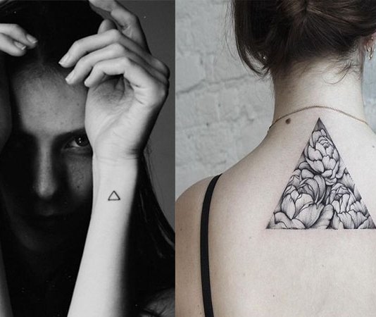 Triangle Tattoo For Women