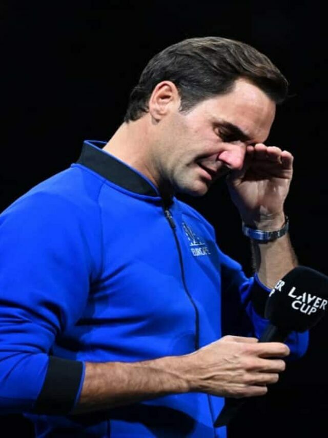 Roger Federer In Tears As Tennis Career Ends